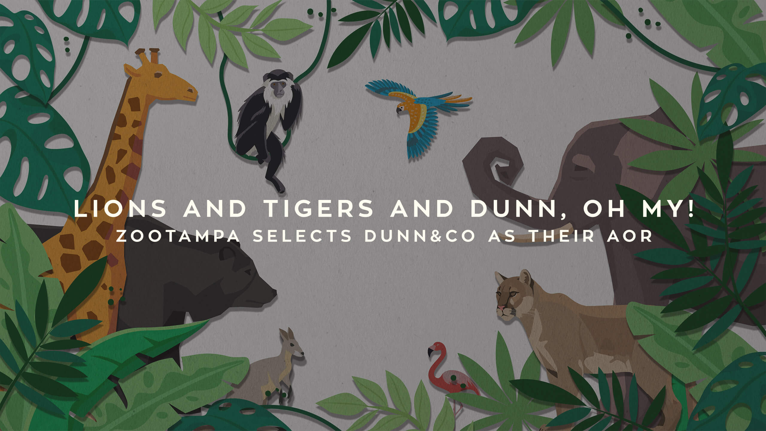 Lions and Tigers and Dunn, Oh My! ZooTampa Selects Dunn&Co. As Their AOR